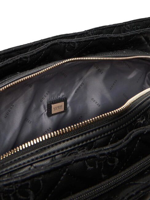 ADELASIA Sac shopping avec logo brodé NOIR - Sacs pour Femme