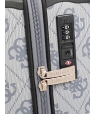 GUESS BERTA 18 Chariot à bagages à main logo en ardoise - Valises cabine - 4