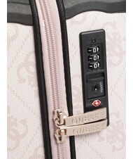 GUESS BERTA 18 Chariot à bagages à main logo de l'eau de rose - Valises cabine - 4
