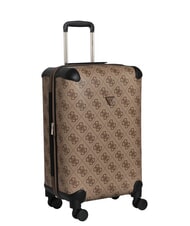 GUESS BERTA 22 Chariot moyen logo latte / marron - Valises Rigides - 3