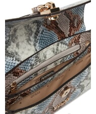 GUESS QUEENSLAND Sac à main avec bandoulière bleu brumeux multi - Sacs pour Femme - 5