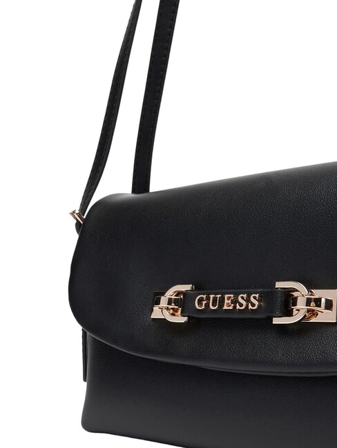 LEFIA Sac à bandoulière avec rabat NOIR - Sacs pour Femme