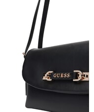 GUESS LEFIA Sac à bandoulière avec rabat NOIR - Sacs pour Femme - 3