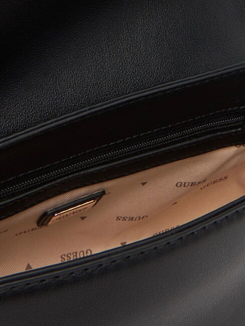 LEFIA Sac à bandoulière avec rabat NOIR - Sacs pour Femme