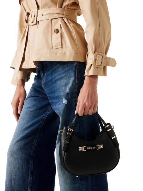 LEFIA Sac à main avec bandoulière NOIR - Sacs pour Femme