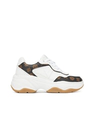 GUESS HAPYY3 Baskets avec empiècements logo pivoine - Chaussures Femme