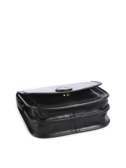 STORY DONNA Mini sac bandoulière en cuir black Gold - Sacs pour Femme