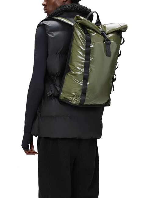 SIBU ROLLTOP  Sac à dos étanche pour ordinateur portable 13" marais - Sacs à dos pour ordinateur portable