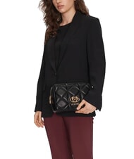 LOVE MOSCHINO QUILTED Pochette matelassée Noir - Sacs pour Femme - 5