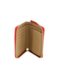 LOVE MOSCHINO LOVE Mini portefeuille zippé rouge - Portefeuilles Femme - 2
