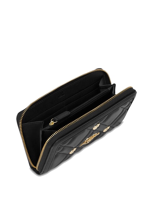 SWEET STUDS Grand portefeuille zippé Noir - Portefeuilles Femme