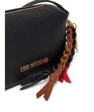 LOVE MOSCHINO LEGACY Sacoche pour appareil photo avec breloques Noir - Sacs pour Femme - 5