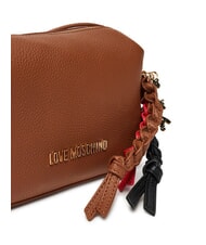 LOVE MOSCHINO LEGACY Sacoche pour appareil photo avec breloques chameau2 - Sacs pour Femme - 4