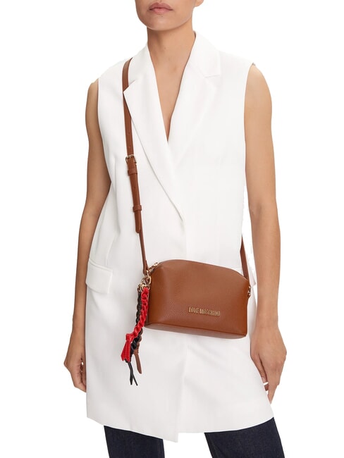 LEGACY Sacoche pour appareil photo avec breloques chameau2 - Sacs pour Femme