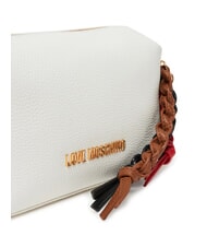 LOVE MOSCHINO LEGACY Sacoche pour appareil photo avec breloques blanc - Sacs pour Femme - 4