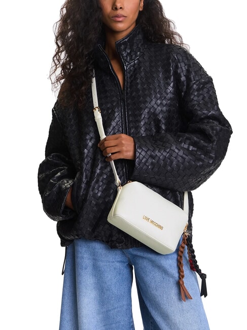 LEGACY Sacoche pour appareil photo avec breloques blanc - Sacs pour Femme