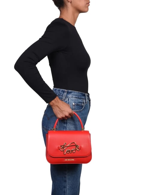 TIMELESS Sac porte-documents avec bandoulière ROUGE - Sacs pour Femme