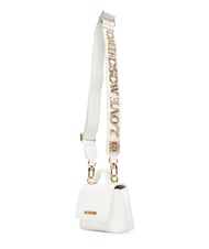 LOVE MOSCHINO SPARKLE Mini sac avec applications de bijoux blanche - Sacs pour Femme - 3