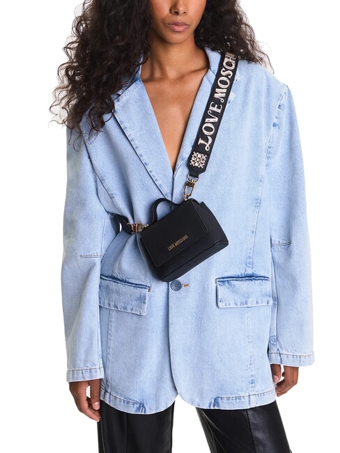 SPARKLE Mini sac avec applications de bijoux Noir - Sacs pour Femme