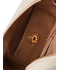 LOVE MOSCHINO CURSIVE LOGO Mini sac à bandoulière Ivoire - Sacs pour Femme - 3