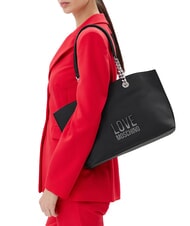 LOVE MOSCHINO PRISM Sac de courses avec anses en chaîne po00bx - Sacs pour Femme - 5