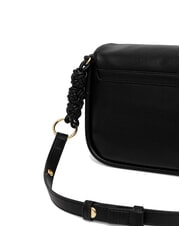 LOVE MOSCHINO SMART DAILY Sac à bandoulière avec motif tissé Noir - Sacs pour Femme - 4
