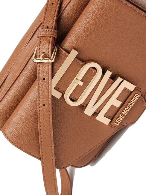 VERTICAL LOGO Mini sac à bandoulière chameau - Sacs pour Femme