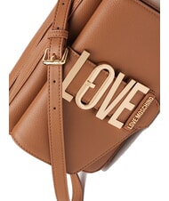 LOVE MOSCHINO VERTICAL LOGO Mini sac à bandoulière chameau - Sacs pour Femme - 3