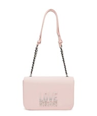 LOVE MOSCHINO LETTERING BICOLOR Sac à bandoulière poudre pour le visage - Sacs pour Femme - 3
