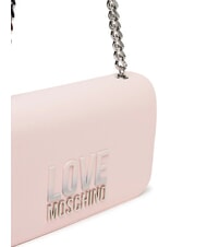 LOVE MOSCHINO LETTERING BICOLOR Sac à bandoulière poudre pour le visage - Sacs pour Femme - 5