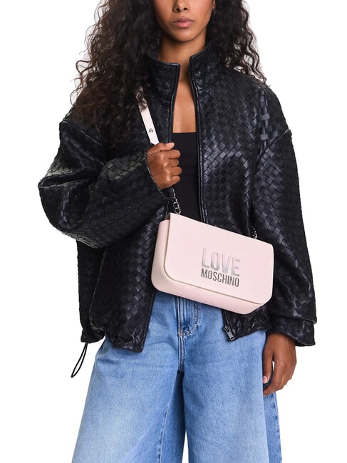 LETTERING BICOLOR Sac à bandoulière poudre pour le visage - Sacs pour Femme