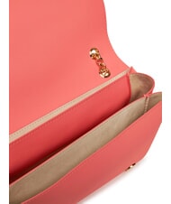 LOVE MOSCHINO LETTERING Sac bandoulière/épaule corail - Sacs pour Femme - 4