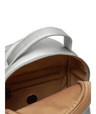 LOVE MOSCHINO LOGO LETTERING Sac à dos argent - Sacs pour Femme - 4