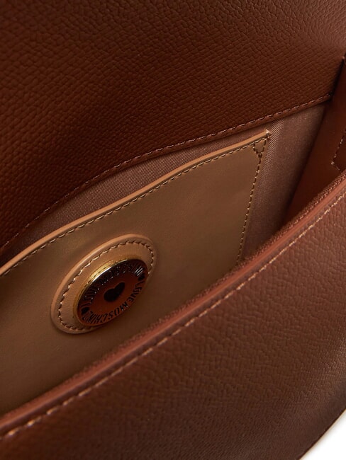 BRAIDED Sac à bandoulière avec rabat chameau - Sacs pour Femme