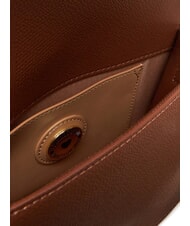 LOVE MOSCHINO BRAIDED Sac à bandoulière avec rabat chameau - Sacs pour Femme - 5