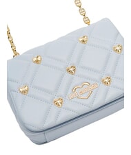 LOVE MOSCHINO SWEET STUDS Mini sac bandoulière à clous bleu clair - Sacs pour Femme - 4