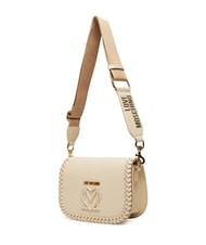 LOVE MOSCHINO BRAIDED Sac à bandoulière avec rabat Ivoire - Sacs pour Femme - 3