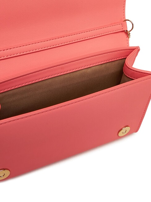 BOLD LOGO Sac à rabat et bandoulière chaîne corail - Sacs pour Femme