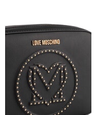 LOVE MOSCHINO LITTLE STUDS Sacoche pour appareil photo avec clous Noir - Sacs pour Femme - 3