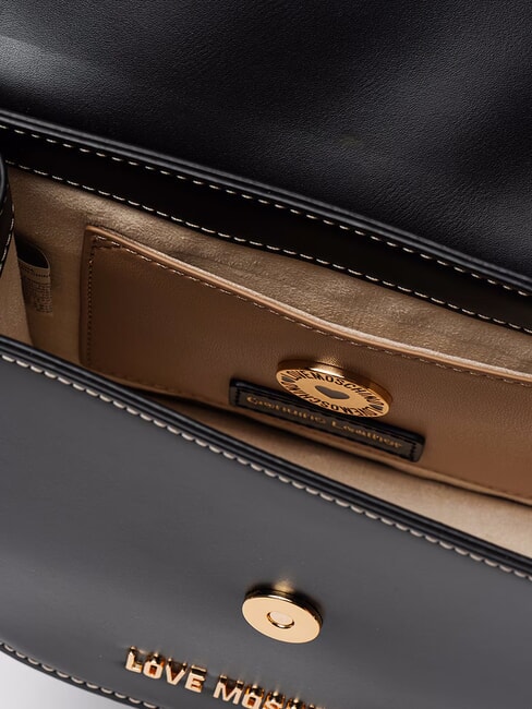 LOVE CHAIN Mini sac à bandoulière Noir - Sacs pour Femme