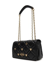 LOVE MOSCHINO SWEET STUDS Sac à bandoulière avec chaîne Noir - Sacs pour Femme - 3