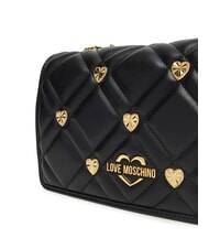 LOVE MOSCHINO SWEET STUDS Sac à bandoulière avec chaîne Noir - Sacs pour Femme - 4