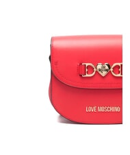 LOVE MOSCHINO LOVE CHAIN Mini sac à bandoulière rouge - Sacs pour Femme - 3