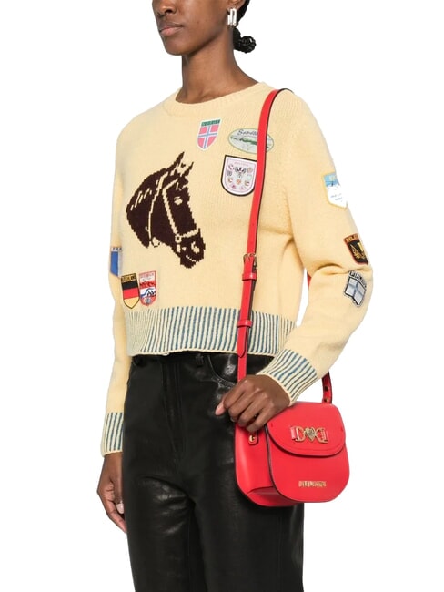 LOVE CHAIN Mini sac à bandoulière rouge - Sacs pour Femme