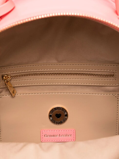 LOVE EMBOSSED Sac à dos avec logo cousu corail - Sacs pour Femme