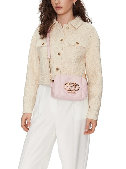 GEOMETRIC QUILTED Mini sac à bandoulière poudre pour le visage - Sacs pour Femme