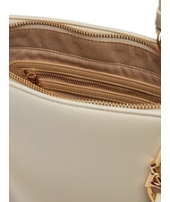 LOVE MOSCHINO LOVE CHAIN STRAP Sac shopping avec bandoulière Ivoire - Sacs pour Femme - 4