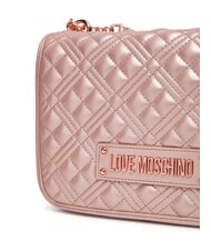 LOVE MOSCHINO BOLD LOVE Sac à bandoulière avec anses en chaîne poudre - Sacs pour Femme - 4