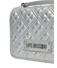 LOVE MOSCHINO BOLD LOVE Sac à bandoulière avec anses en chaîne argent - Sacs pour Femme - 3