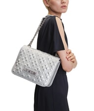 LOVE MOSCHINO BOLD LOVE Sac à bandoulière avec anses en chaîne argent - Sacs pour Femme - 5